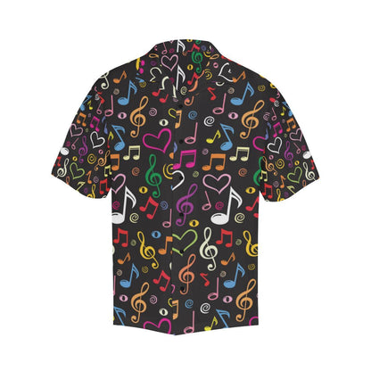 Music Note Pattern Print Design A Hawaiian Shirt