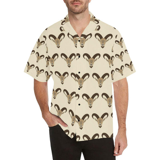 Goat Pattern Print Design Hawaiian Shirt