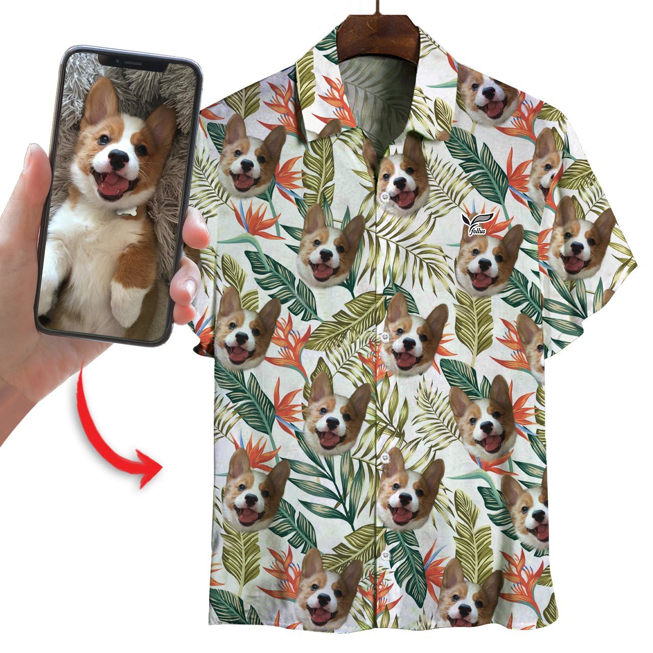 Personalized Hawaiian Shirt With Your Pets Photo