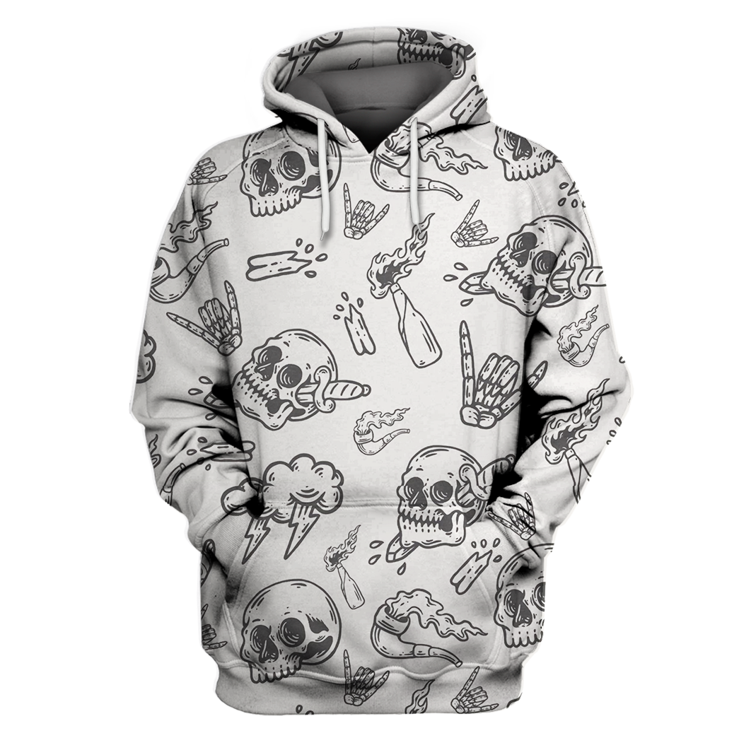 Skull Halloween Hawaiian Shirt