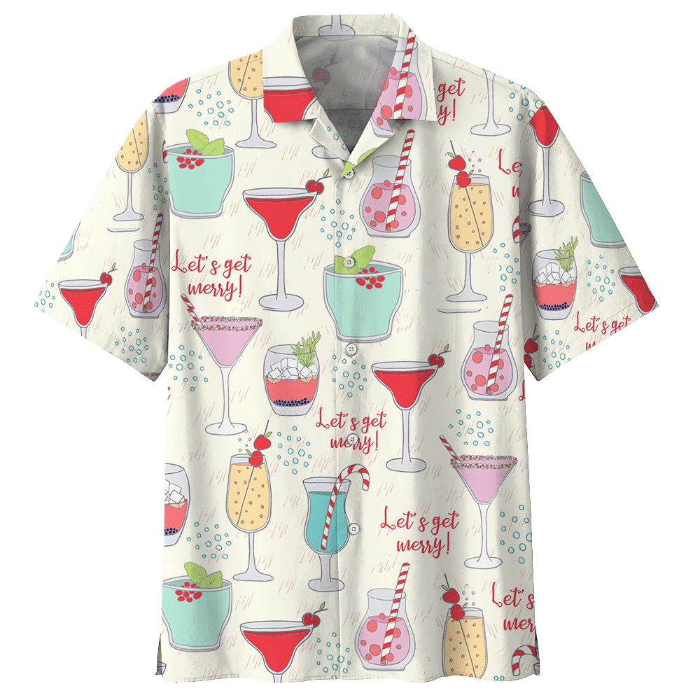 Cocktail   White Unique Design Unisex Hawaiian Shirt For Men And Women Dhc17063822