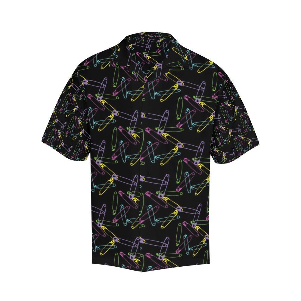 Safety Pin Print Design Hawaiian Shirt