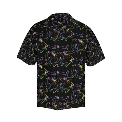 Safety Pin Print Design Hawaiian Shirt
