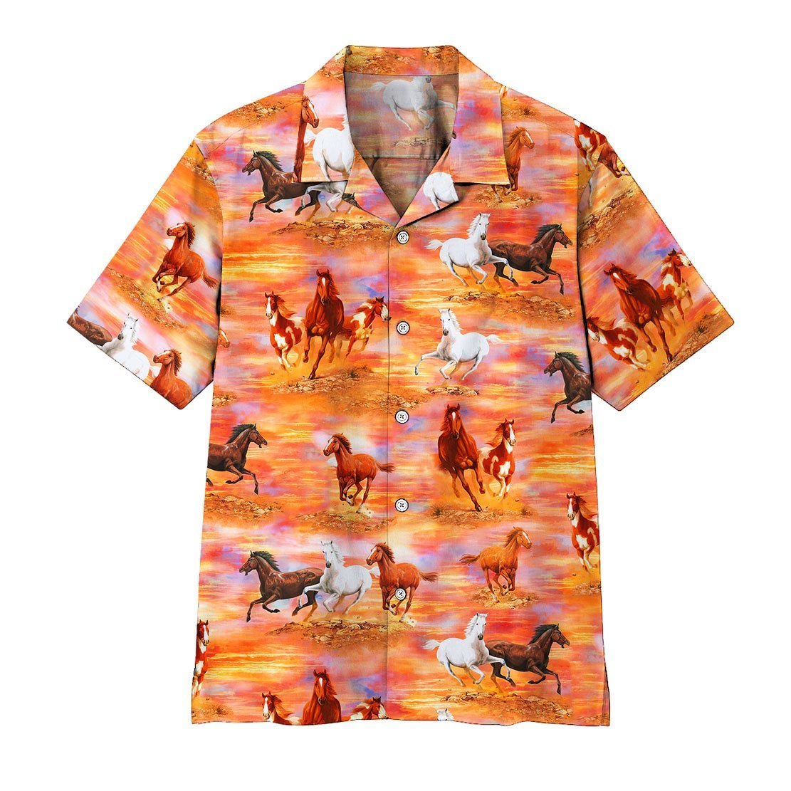  3D Horse Hawaii Shirt