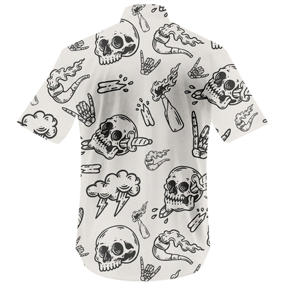 Skull Halloween Hawaiian Shirt