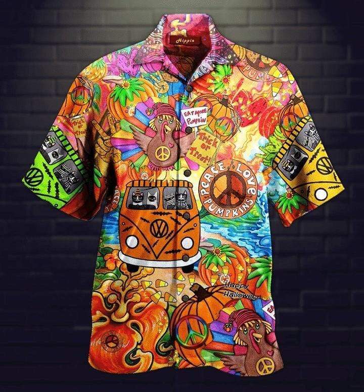 Amazing Hippie Thanksgiving Unisex Hawaiian Shirt | For Men & Women | Adult | HW2524