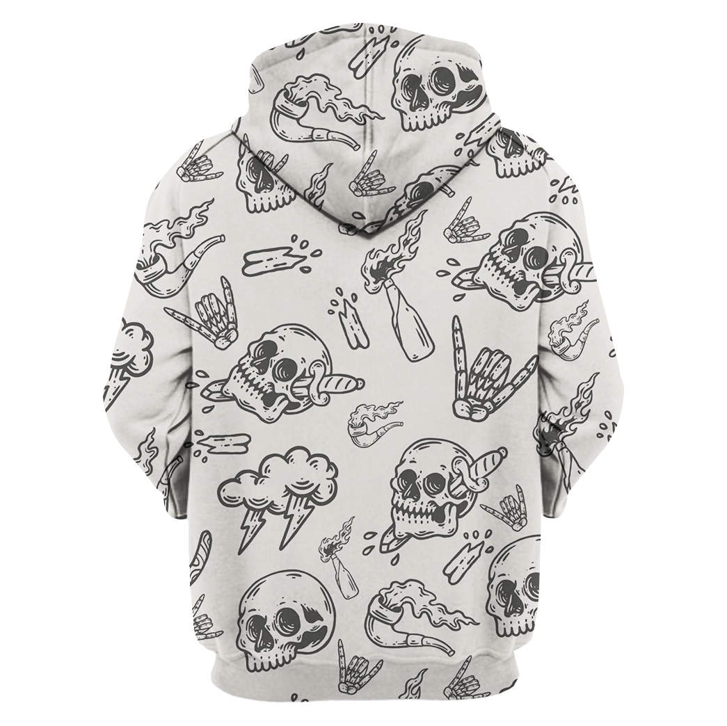 Skull Halloween Hawaiian Shirt