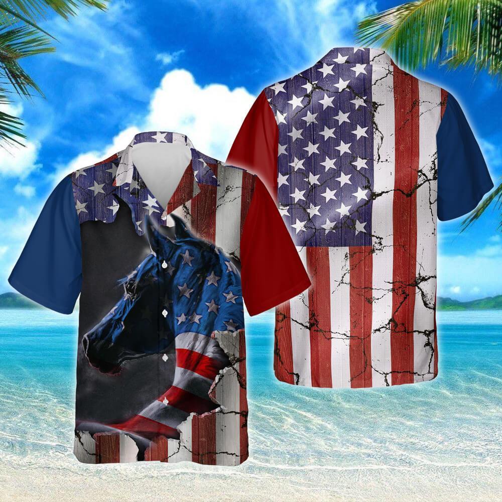 American Horse  Hawaiian Shirt | For Men &amp;amp; Women | Adult | Hw7954