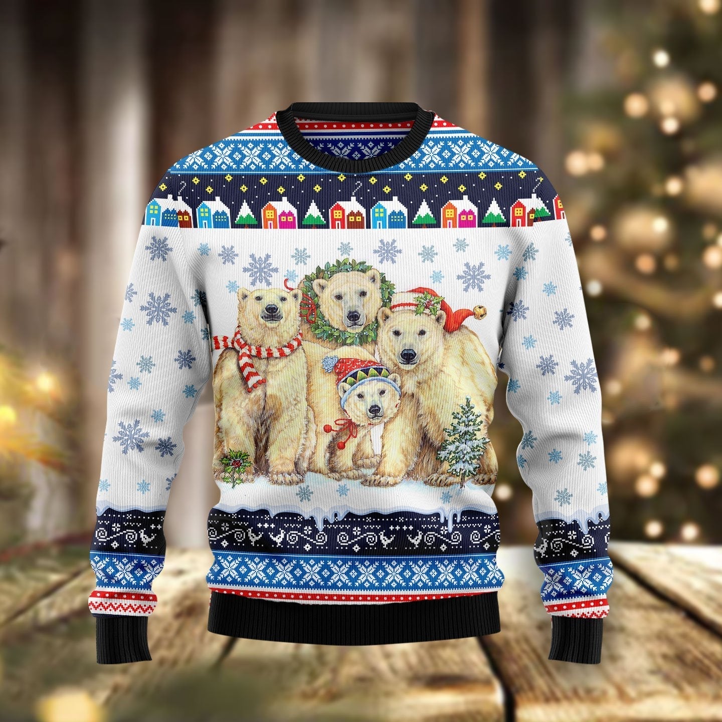 Polar Bears Christma Ugly Christmas Sweater 