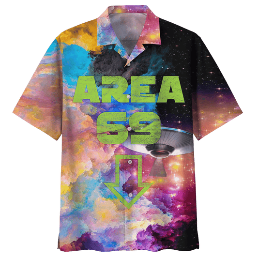 Alien  Colorful Awesome Design Unisex Hawaiian Shirt 