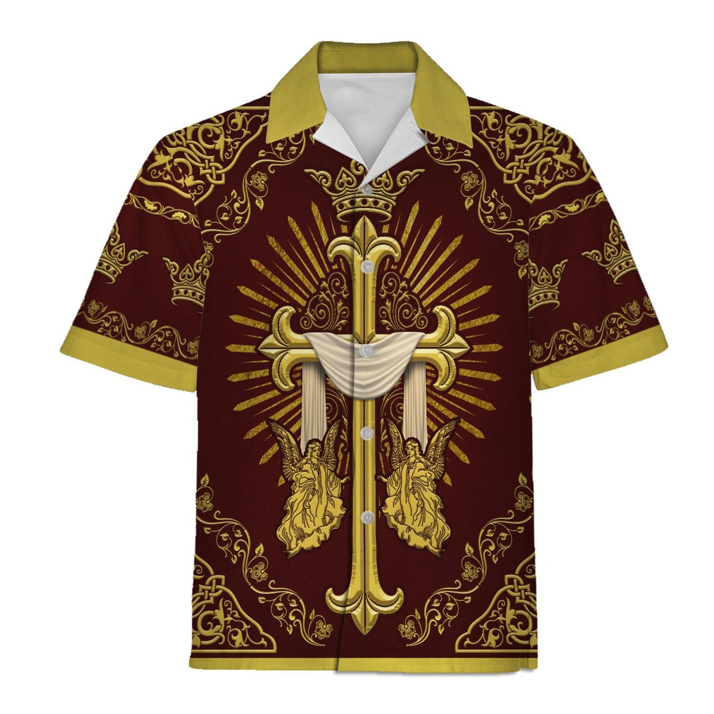 Hawaiian Outfit The Christogram Ihs Shirt