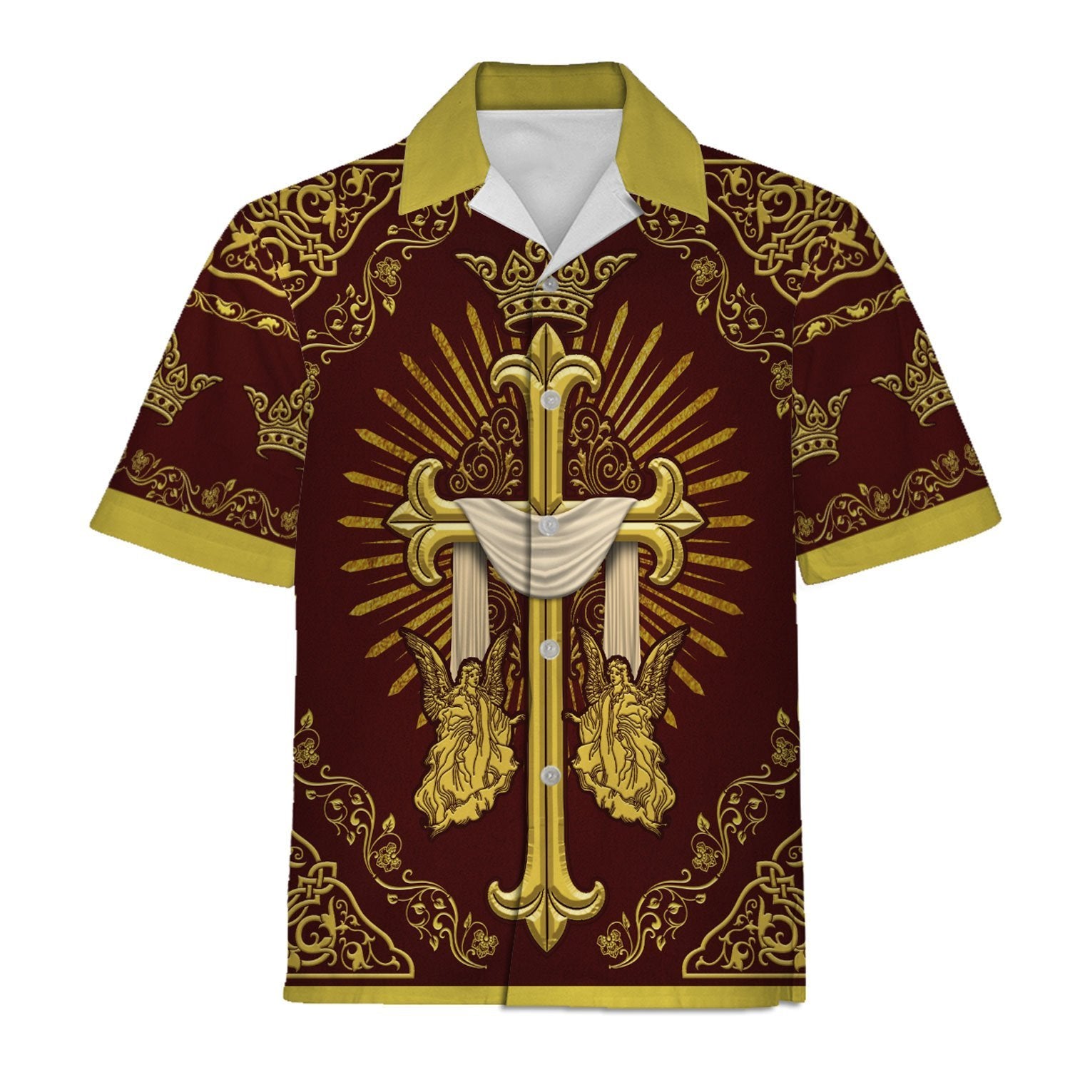 Hawaiian Outfit The Christogram Ihs Shirt