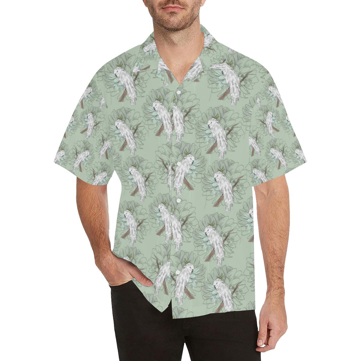 Cockatiel Pattern Print Design Hawaiian Shirt