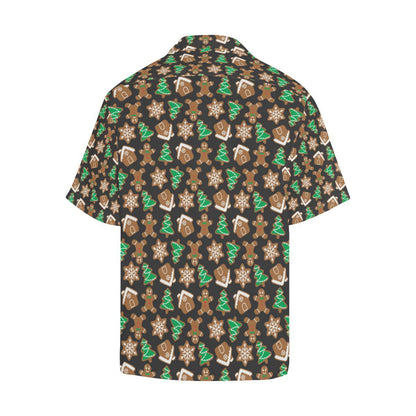 Gingerbread Pattern Print Design Hawaiian Shirt