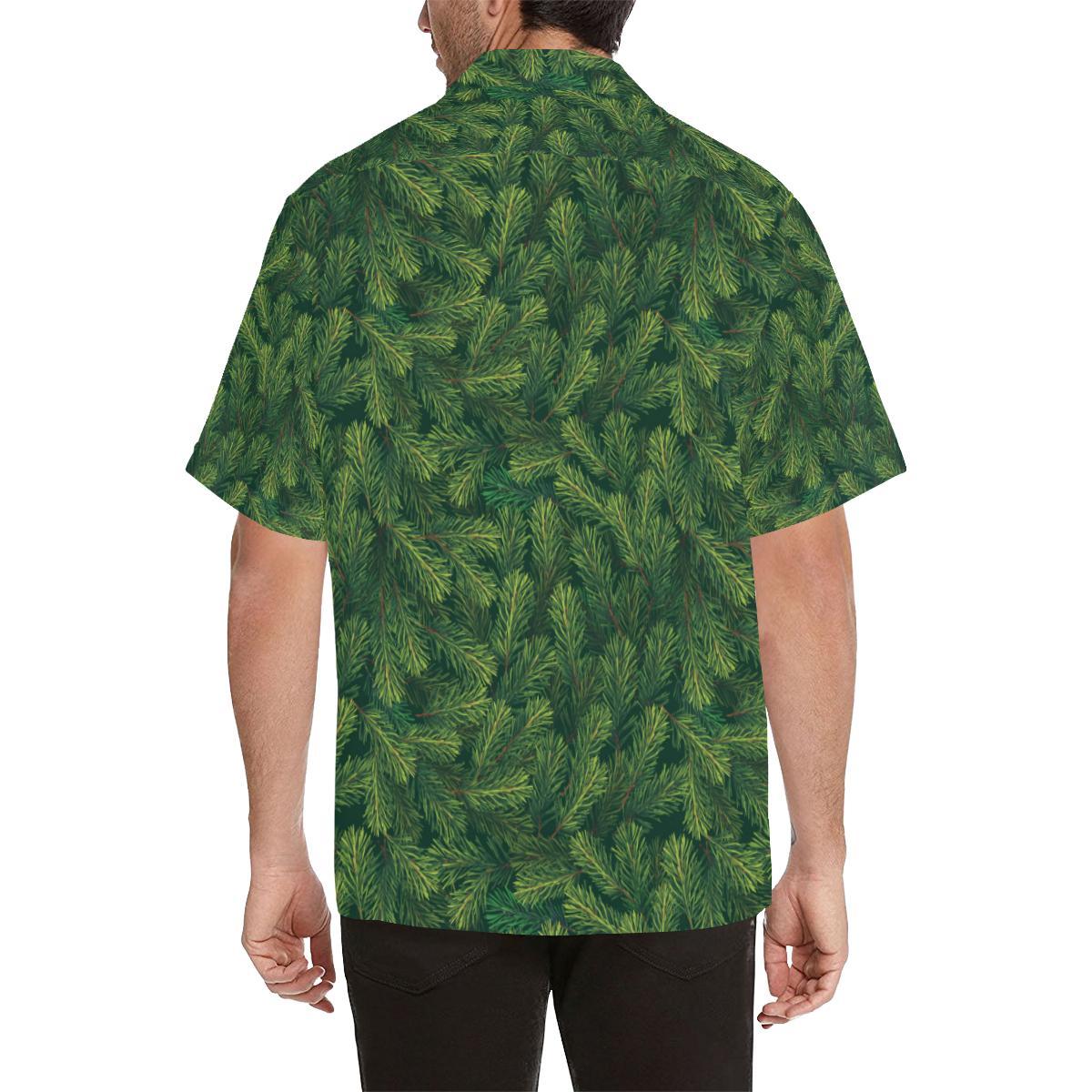 Christmas Tree Pattern Print Design Hawaiian Shirt