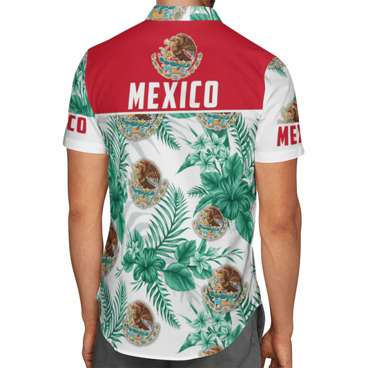 Hawaiian Aloha Shirts Mexico Tropical Pattern