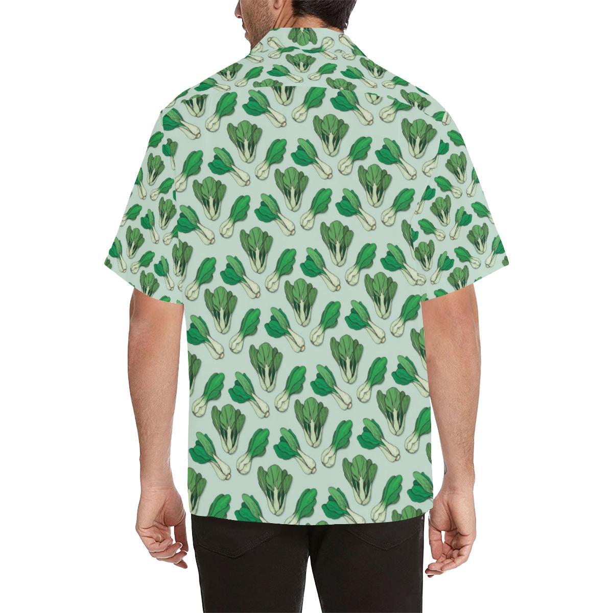 Bok Choy Pattern Print Design Hawaiian Shirt