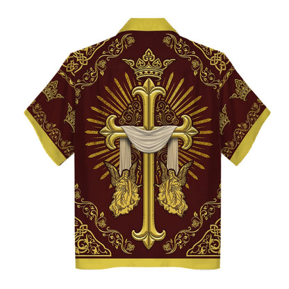 Hawaiian Outfit The Christogram Ihs Shirt