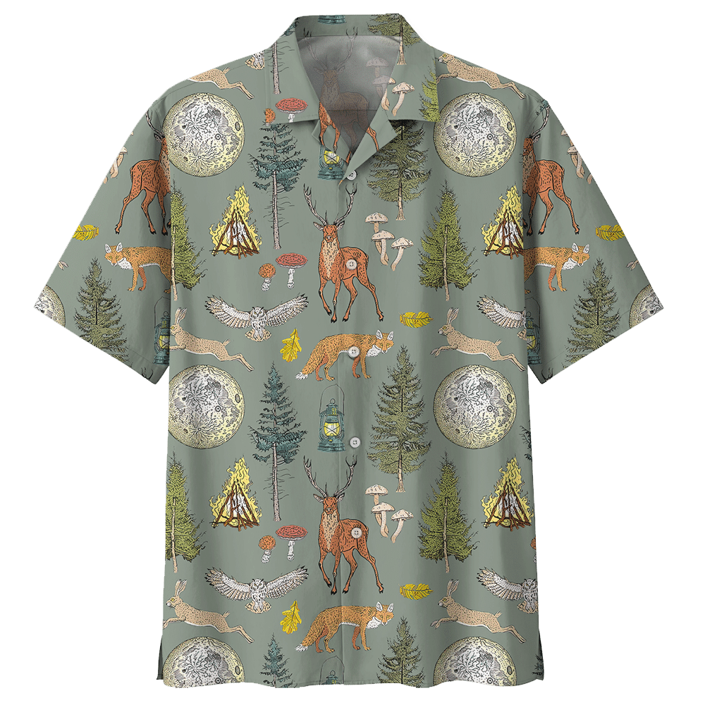 Camping  Blue High Quality Unisex Hawaiian Shirt For Men And Women Dhc17063853