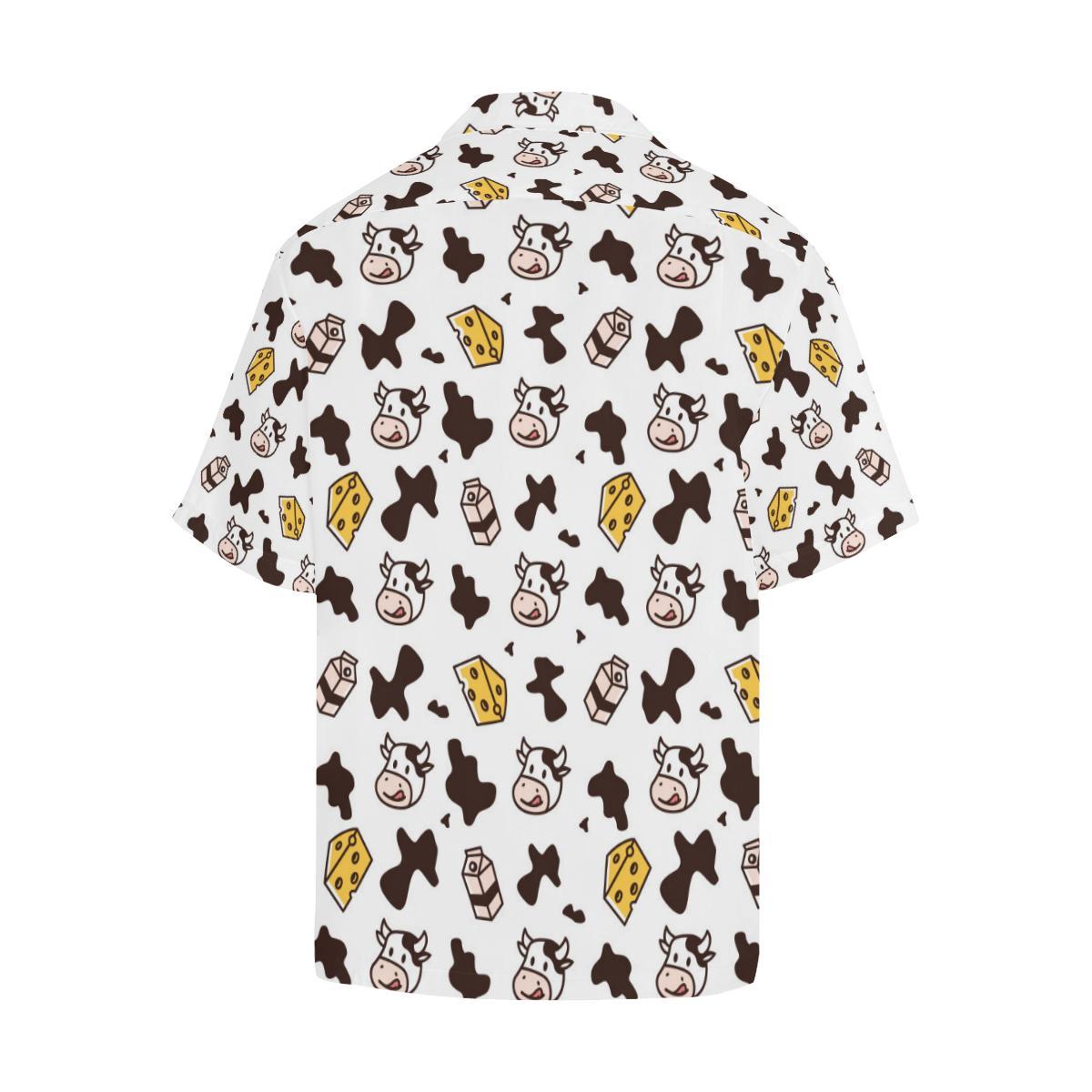 Cow Pattern Print Design Hawaiian Shirt