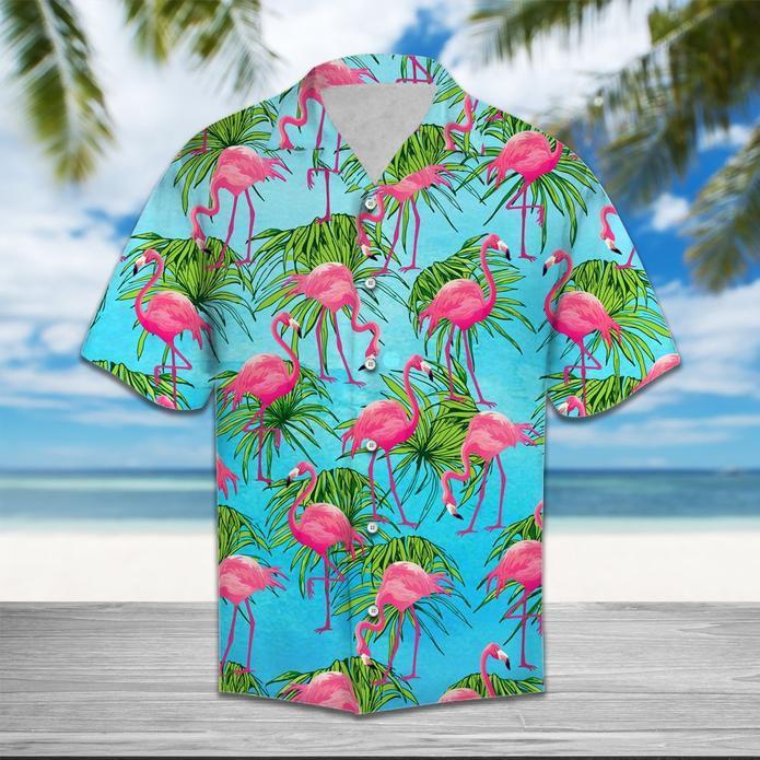 Flamingo Tropical Hawaiian Shirt | For Men & Women | Adult | HW5559