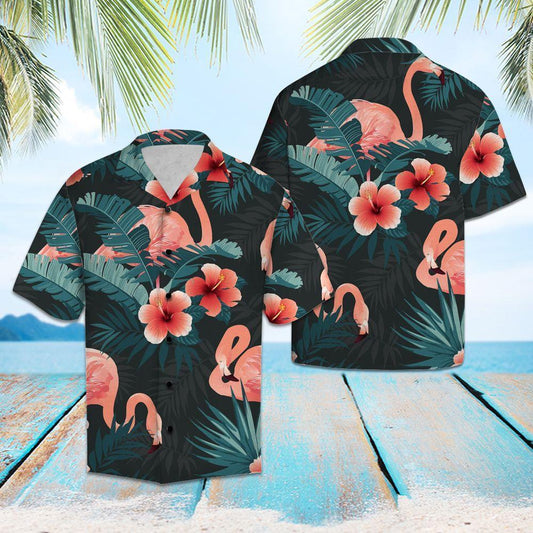 Flamingo Tropical Hawaiian Shirt | For Men & Women | Adult | HW6139