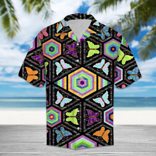 Colorful Butterfly Hawaiian Shirt | For Men & Women | Adult | HW6827