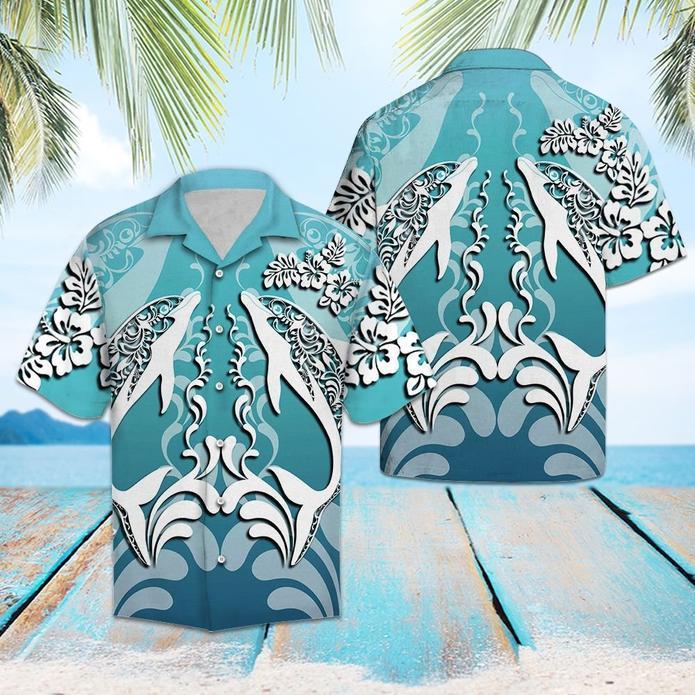 Love Dolphins Hawaiian Shirt | For Men & Women | Adult | HW5508