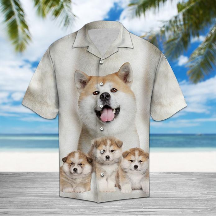 Akita Great Hawaiian Shirt | For Men & Women | Adult | HW5436