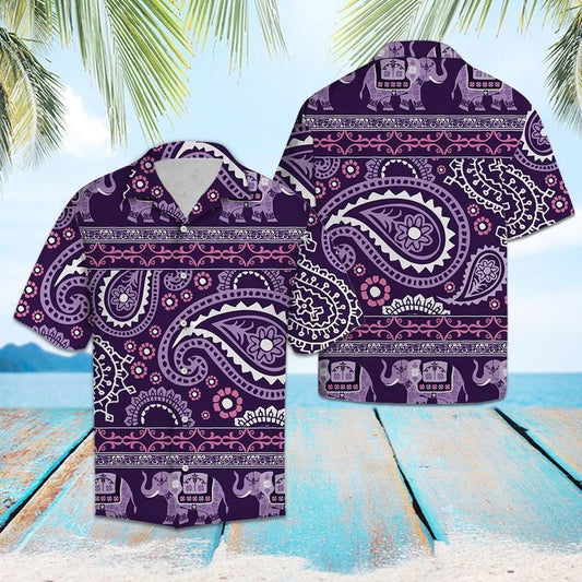 Psychedelic Elephant Hawaiian Shirt | For Men & Women | Adult | HW6144