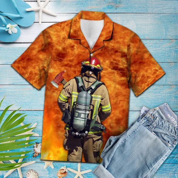 Amazing Firefighter Hawaiian Shirt | For Men & Women | Adult | HW5518