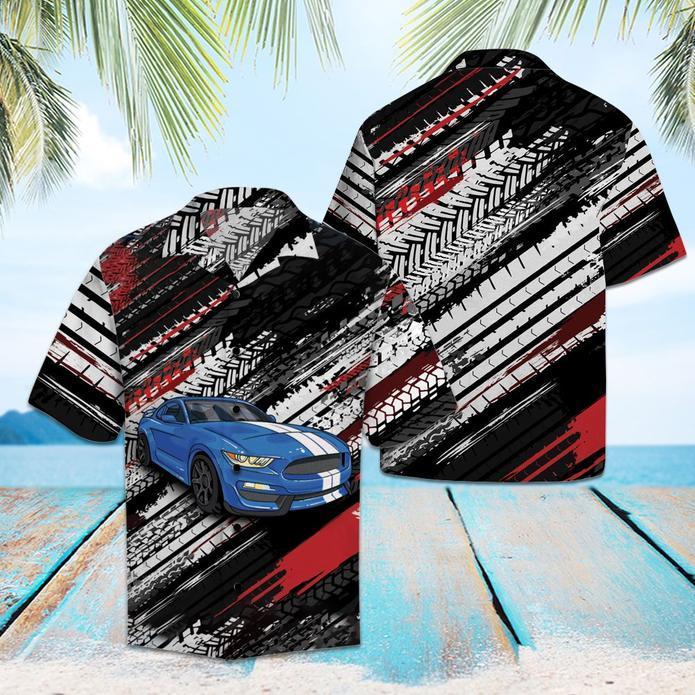 Amazing Blue Sports Car Hawaiian Shirt | For Men & Women | Adult | HW5517