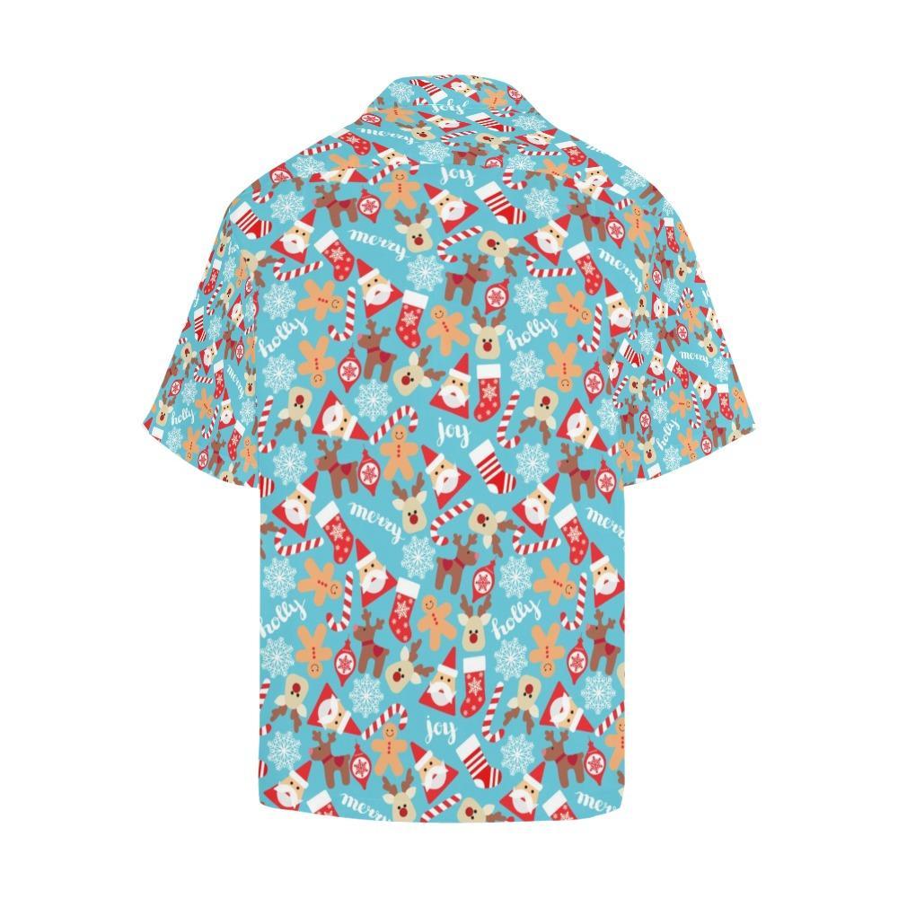 Santa Christmas Themed Print Design Lks3 Hawaiian Shirt