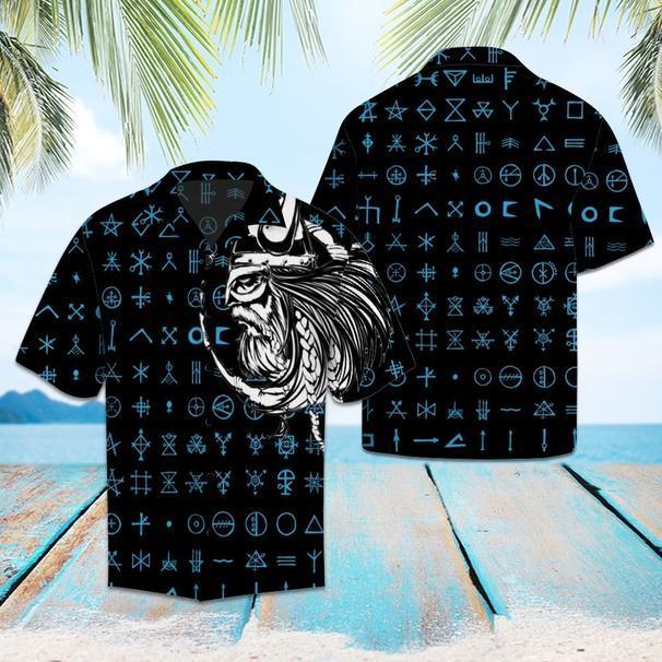 Amazing Odin Viking Tropical Hawaiian Shirt 131