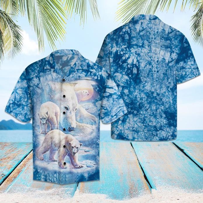 Amazing Polar Bear Tropical Hawaiian Shirt 131