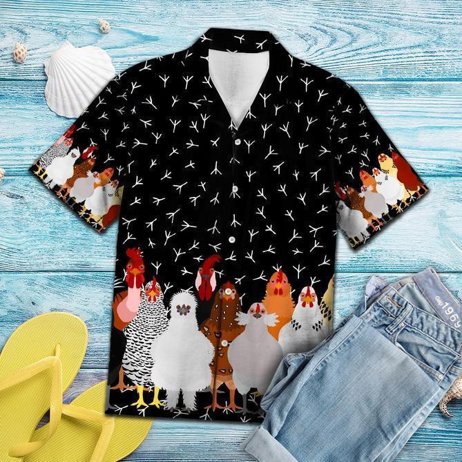 Awesome Chicken Hawaiian Shirt