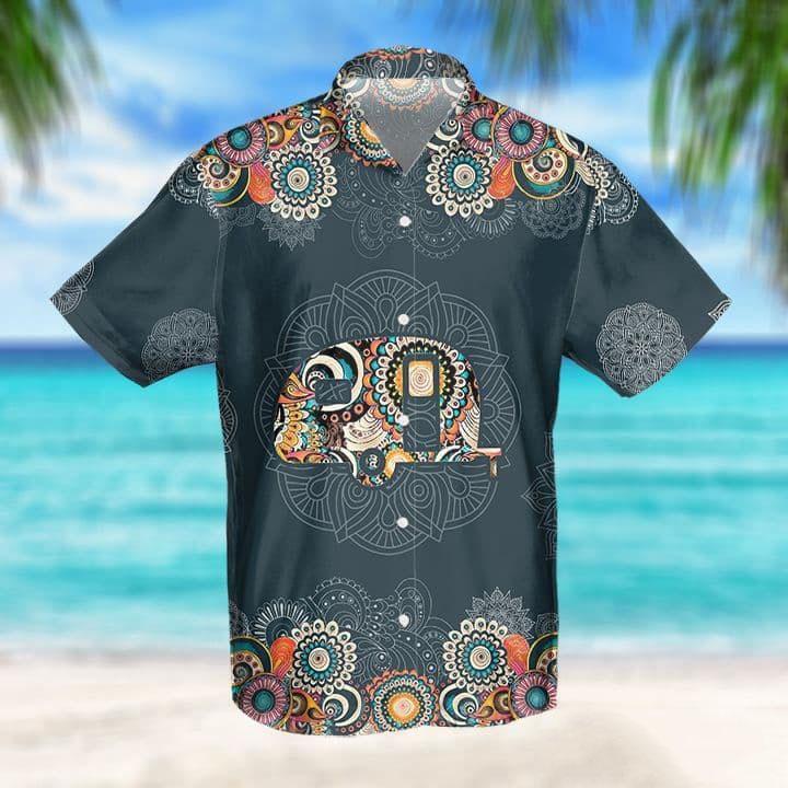 Camping Mandala Tropical Hawaiian Shirt