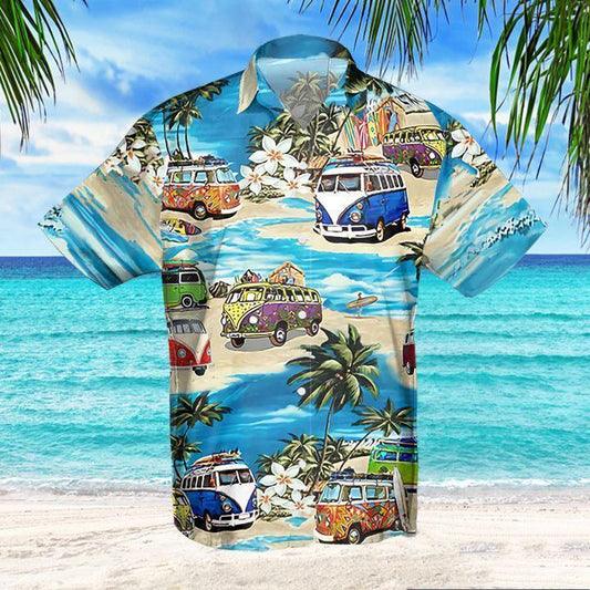 Camping Tropical Hawaiian Shirt