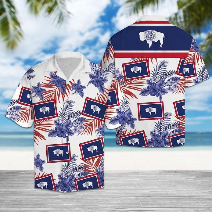 Wyoming Proud Hawaiian Shirt | For Men & Women | Adult | HW5859