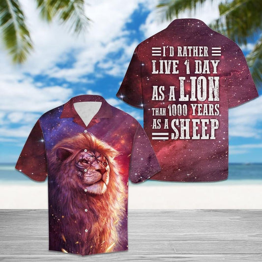 Amazing Lion Hawaiian Shirt