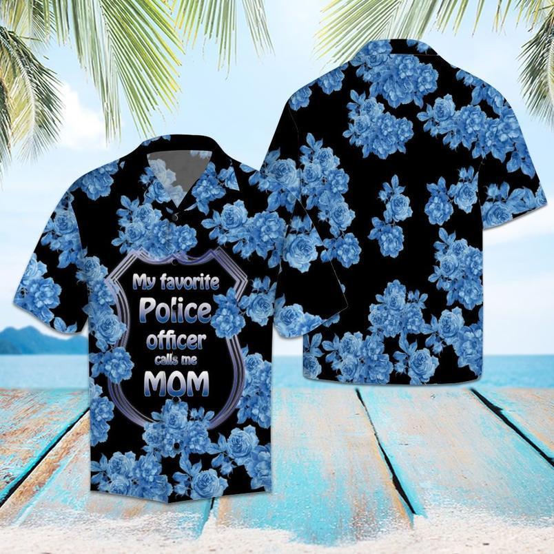 Police Mom Hawaiian Shirt | For Men & Women | Adult | HW2403