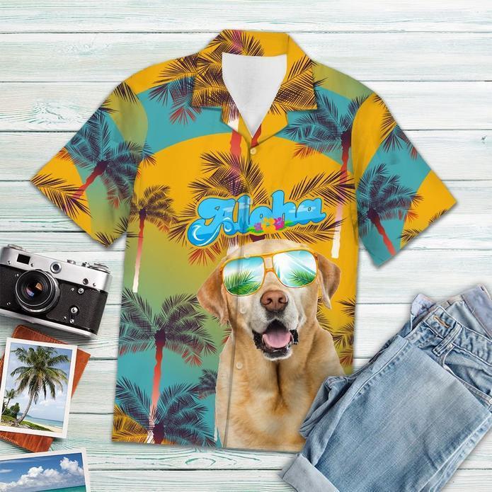 Labrador Retriever Aloha Hawaiian Shirt | For Men & Women | Adult | HW5937