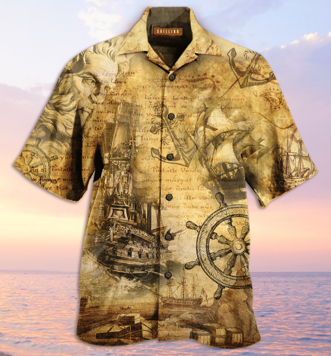 Amazing Sailing Ship Into The Sea To Find Your Soul Hawaii Shirt