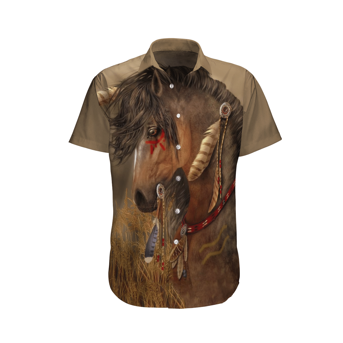 Horse  Khaki Awesome Design Unisex Hawaiian Shirt For Men And Women Dhc17063583