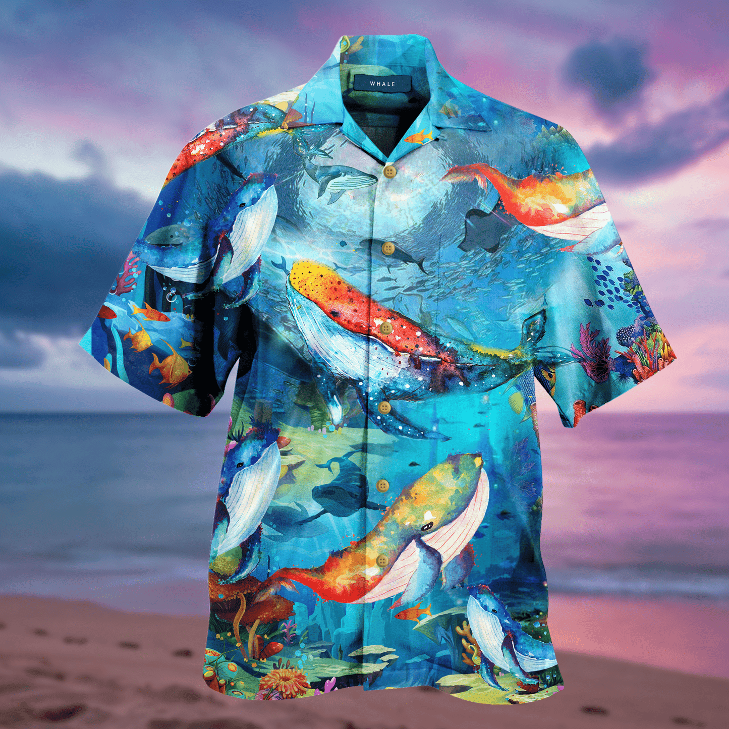 Amazing Whale Hawaiian Shirt