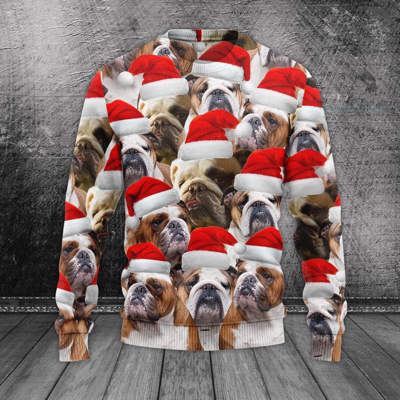 Lovely Christmas Dog Ugly Christmas Sweater 