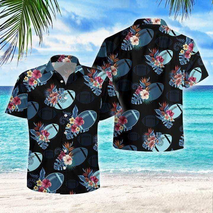 Football For Life Summer Vibe Tropical Hawaiian Aloha Shirts