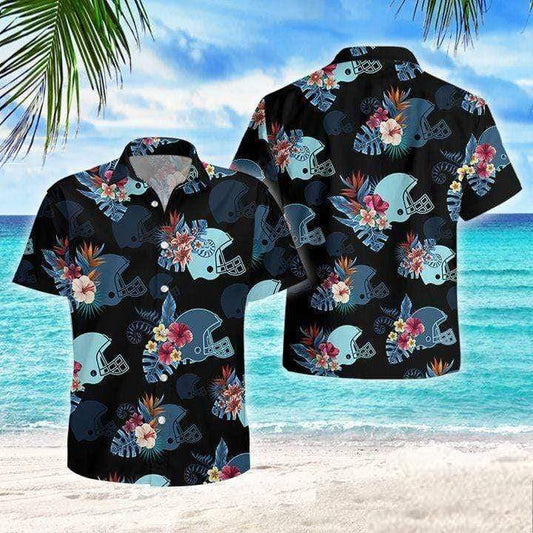 So Cool Football Summer Vibe Tropical Hawaiian Aloha Shirts