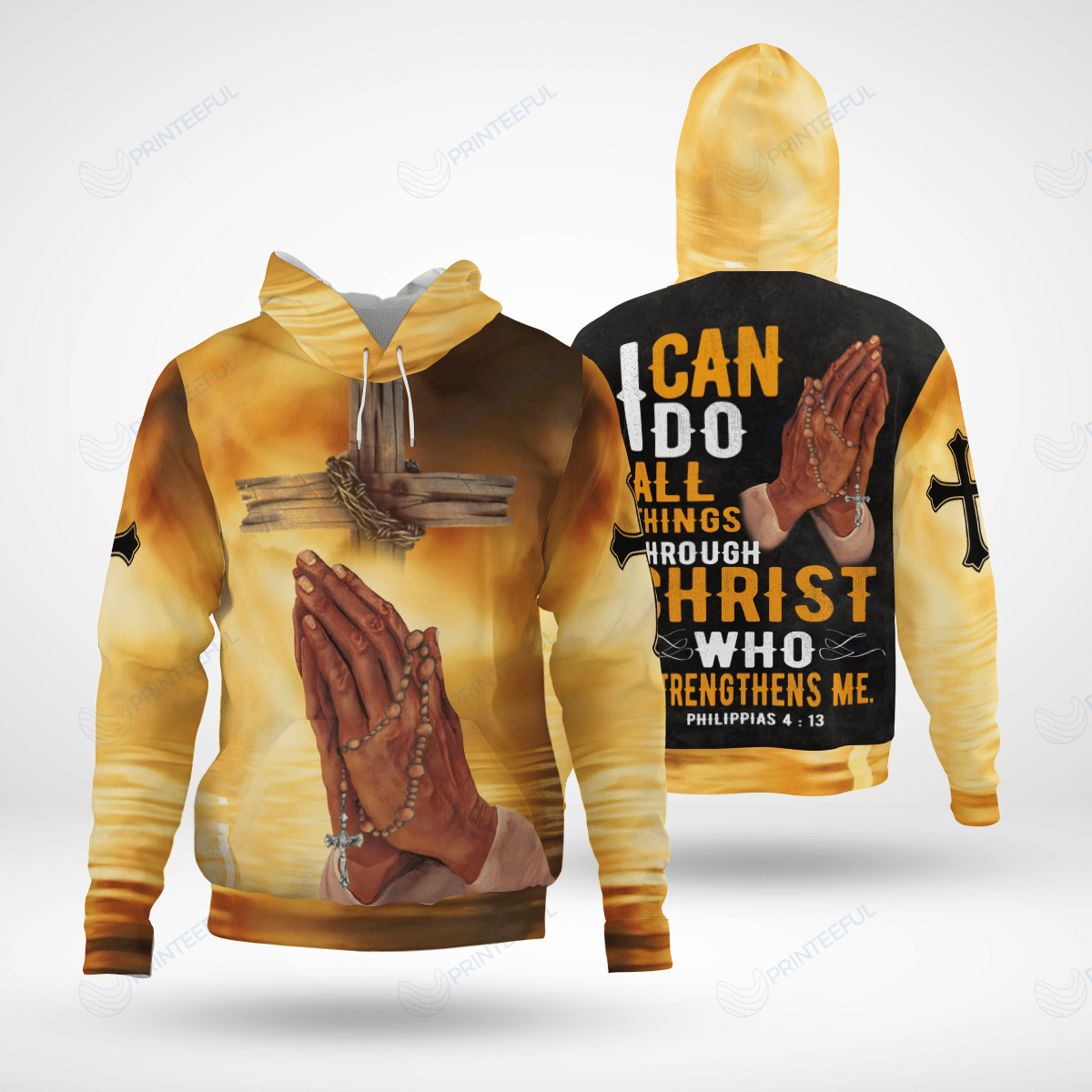 I Can Do All Things Through Christian - Christ - Jesus - God 3D All Over Print Unisex Hoodie US Size