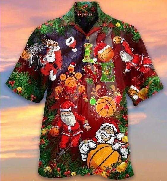 Beach Shirt Discover Cool Hawaiian Aloha Shirts Basketball Christmas